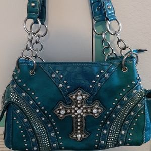 Gorgeous teal handbag